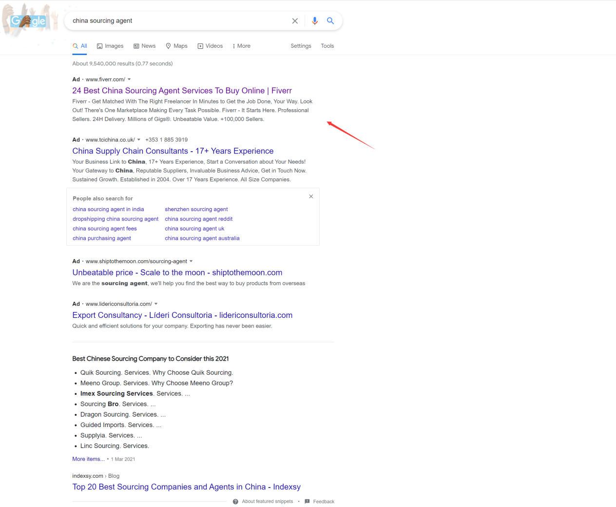 外贸soho如何利用fiverr 截留Google流量,做sourcing agent 年入百万