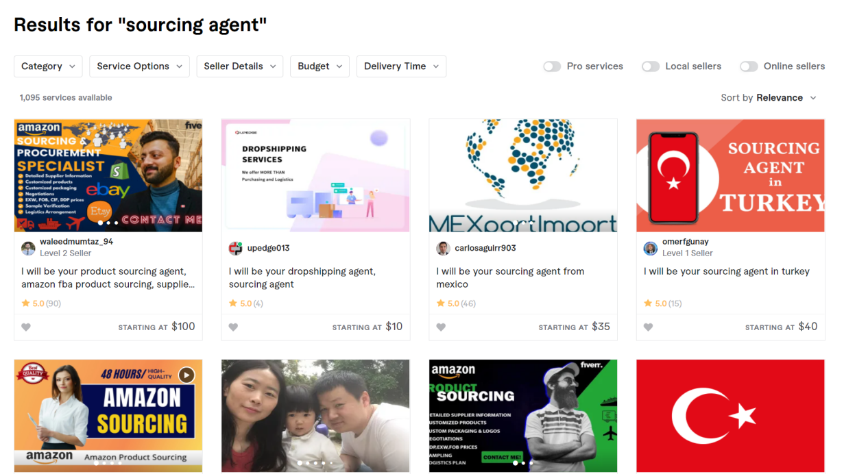 外贸soho如何利用fiverr 截留Google流量,做sourcing agent 年入百万